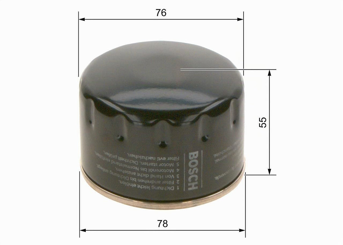 Bosch P3141 - Filtro Olio