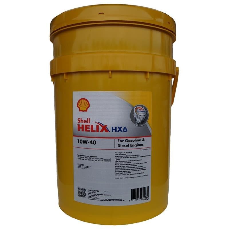 SHELL Olio motore Helix 10W-40 Olio parzialmente sintetico 4 L Compatibilità con RENAULT Clio 2 BB0/1/2, CB0/1/2, PEUGEOT 205 II 20A/C 306 2 volumi/Coda spiovente 7A, 7C, N3, N5, CITROËN SAXO S0, S1