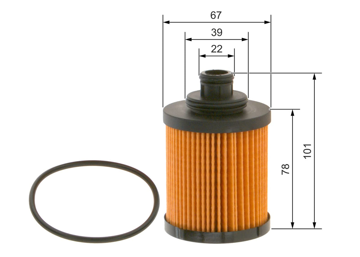 BOSCH Filtro olio F026407067