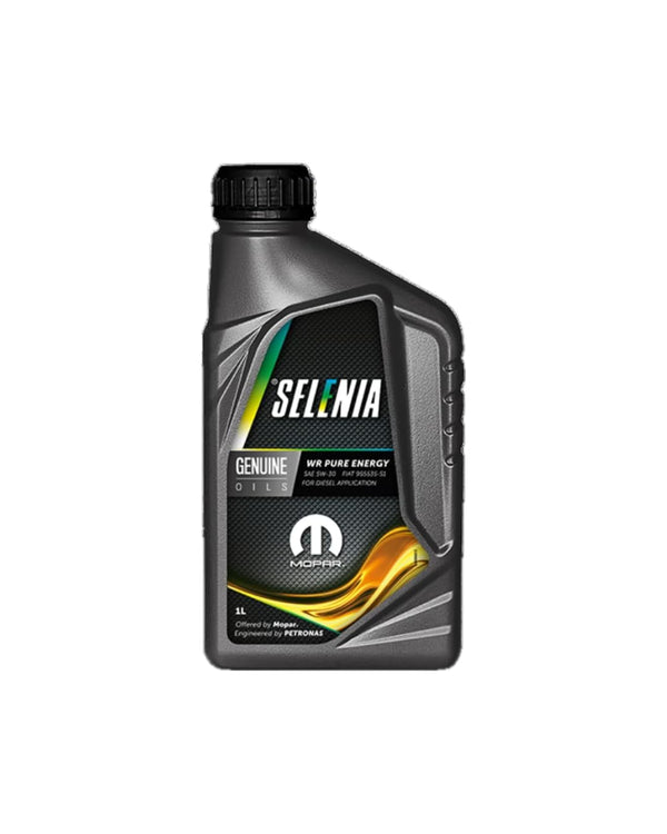 Olio Motore Selenia WR PURE ENERGY 5W-30, Completamente Sintetico, per Motori Diesel, Protezione Filtro Antiparticolato, ACEA C2 (1L)