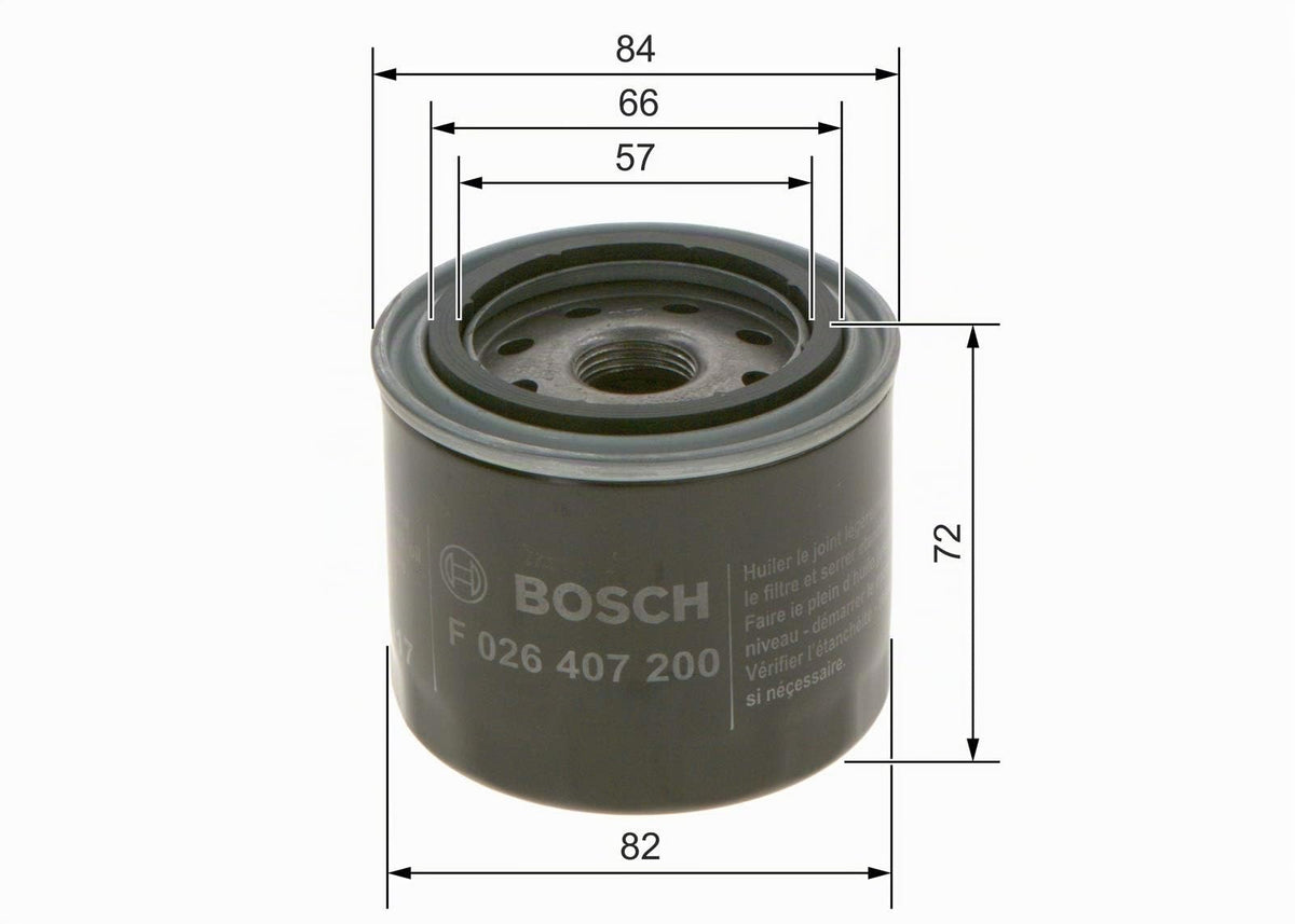 Bosch P7200 - Filtro Olio