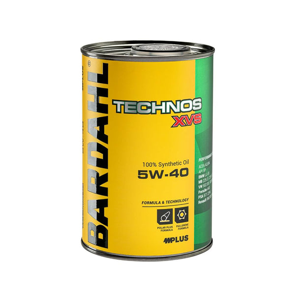 Bardahl - TECHNOS XVS 5W-40 - Olio Motore per Auto, Lubrificante per Motori Benzina e Diesel di Ultima Generazione, Olio ad Alte Prestazioni, Allunga la Vita e Pulisce gli Organi del Motore, 1 L