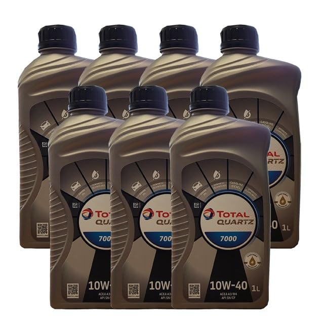 7 LITRI OLIO MOTORE TOTAL QUARTZ 7000 10W-40