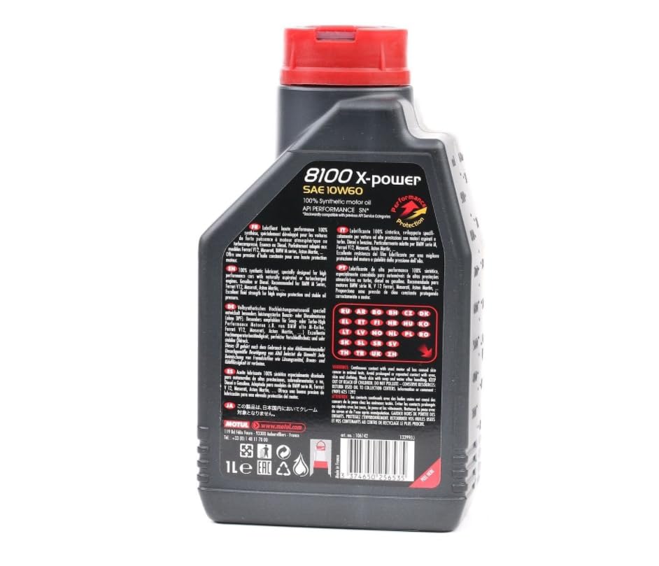olio motore 8100 10w60 x-power a3/b4-4 litri