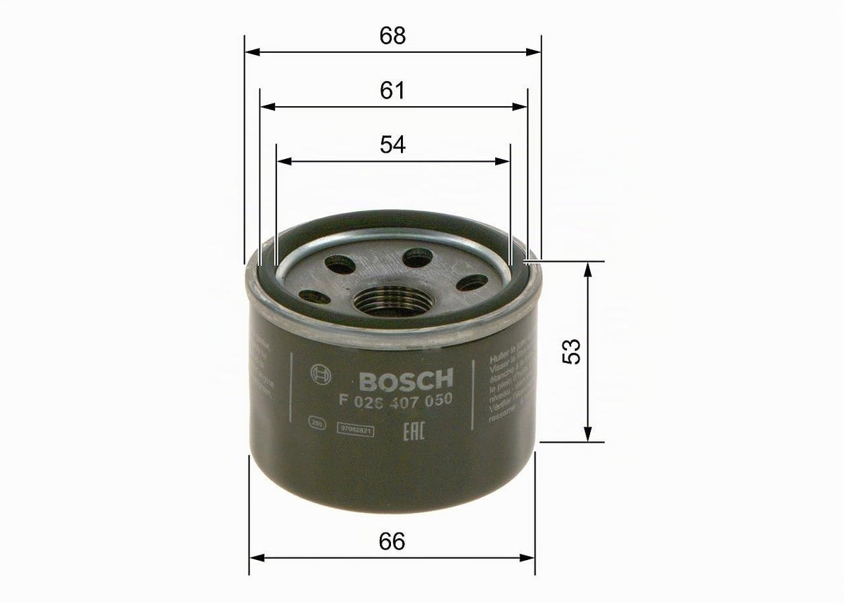 Bosch P7050 - Filtro Olio