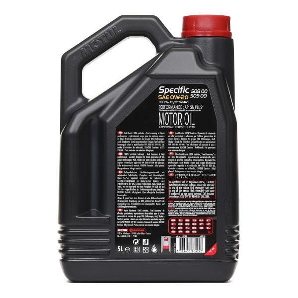 Motul 107385 Specific 508 00 – 509 00 0 W20/1liter