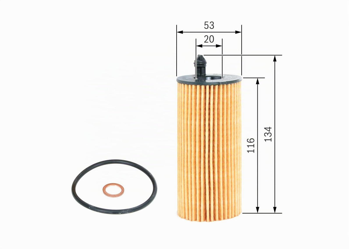 BOSCH Filtro olio F026407205