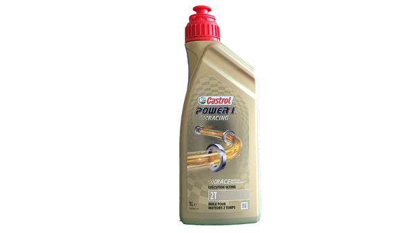 CASTROL POWER 1 RACING olio motore 2T 2-TAKT API TC+ ISO-L-EGD JASO FD - 1 litro