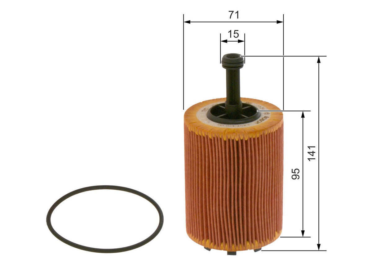 BOSCH Filtro olio 1457429192