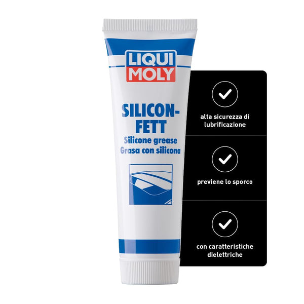 LIQUI MOLY Grasso al silicone, 100 g, Grasso lubrificante, SKU: 3312