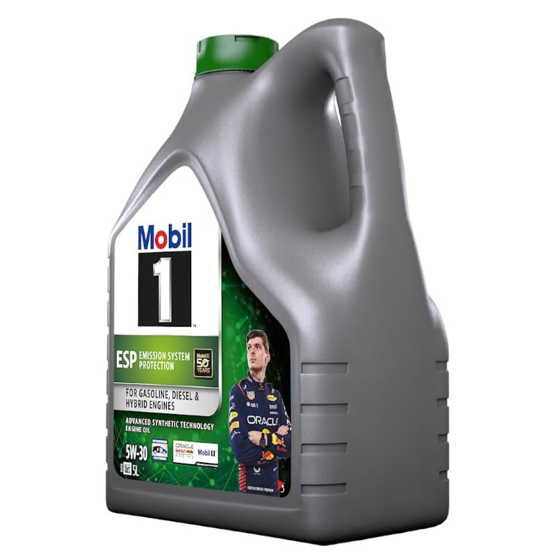 MOBIL Olio motore 1 5W-30 5 L Compatibilità con RENAULT Clio 3 Hatchback BR0/1, CR0/1, PEUGEOT 206 2 volumi/Coda spiovente 2A/C 207 WA, WC 208 I Hatchback CA, CC, VW Polo Hatchback 6R1, 6C1