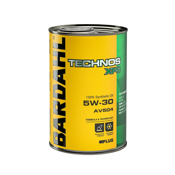 Bardahl - TECHNOS XFS AV504 5W-30 - Olio Motore per Auto, Lubrificante per Motori Benzina e Diesel di Ultima Generazione, Alta Efficienza Energetica da Prestazioni Elevate e Basse Emissioni, 1 L