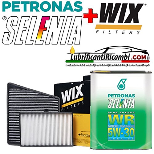 KIT TAGLIANDO CAMBIO OLIO SELENIA WR 5W30 5 LT + 4 FILTRI SOFIMA(S5061PE S7630A S1ONENR S4103CA)