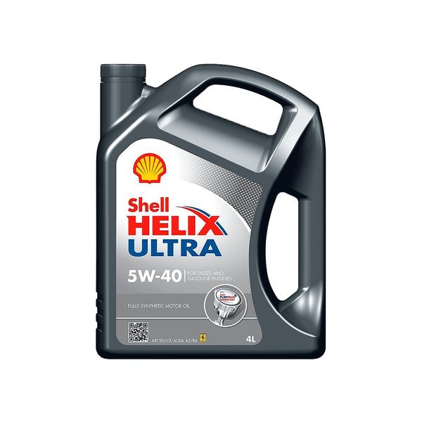 SHELL Olio motore Helix Ultra 5W-40 4 L Compatibilità con RENAULT Clio III Hatchback BR0/1, CR0/1 CLIO II BB0/1/2, CB0/1/2, PEUGEOT 206 2 volumi/Coda spiovente 2A/C 207 WA, WC 208 I Hatchback CA, CC