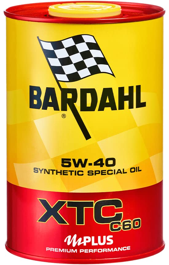 Bardahl - Olio XTC C60 5W40, Lubrificante per Auto 100% Sintetico, Riduce Attriti sulle Parti del Motore, Dona Longevità e Pulizia per gli Organi del Motore, 3 Litri