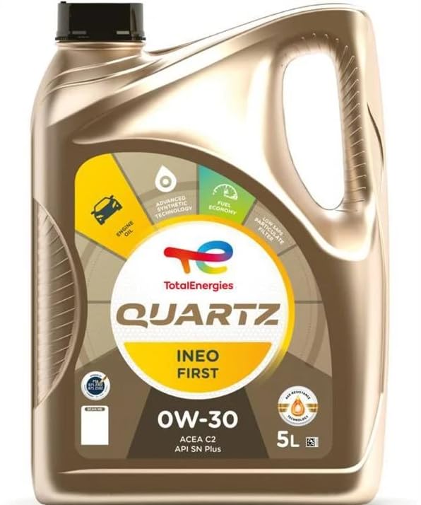 TERAM LOISIRS Olio per Auto TOTAL QUARTZ INEO FIRST 0W30 5 Litri (PSA B712312) NUOVO FRANCIA