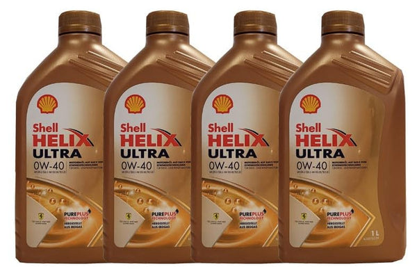 4x1 litro Olio motore Shell 0W-40 Helix Ultra 0W40