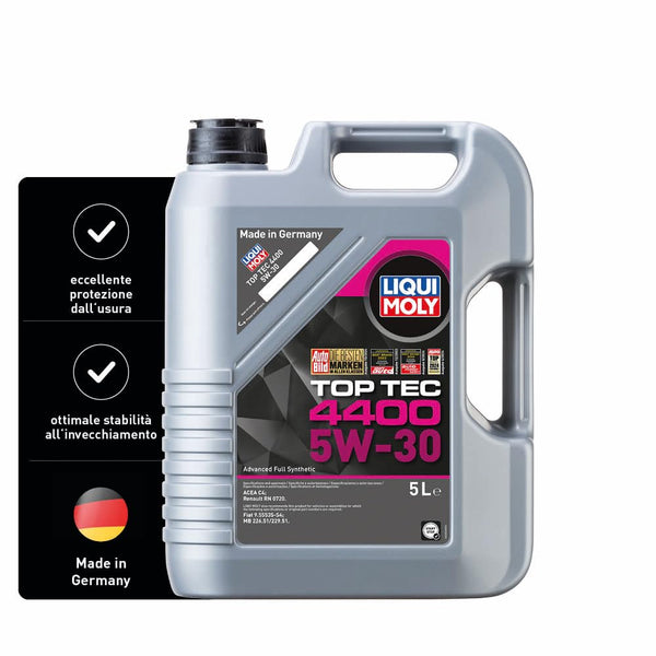 LIQUI MOLY | Top Tec 4400 5W-30 | 5 L | Oli motore | Tecnologia sintetica | SKU: 2322