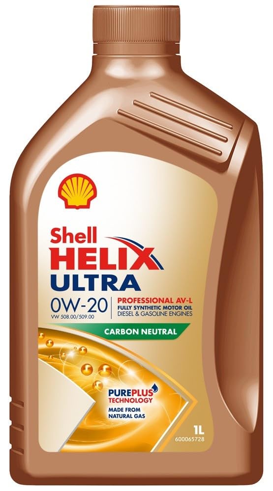 SHELL Olio motore Helix 0W-20 1 L Compatibilità con VW Polo Hatchback 6R1, 6C1 Golf 7 Hatchback 5G1, BQ1, BE1, BE2 T-Roc A11, FIAT 500 312, AUDI A3 Sportback 8VA, 8VF