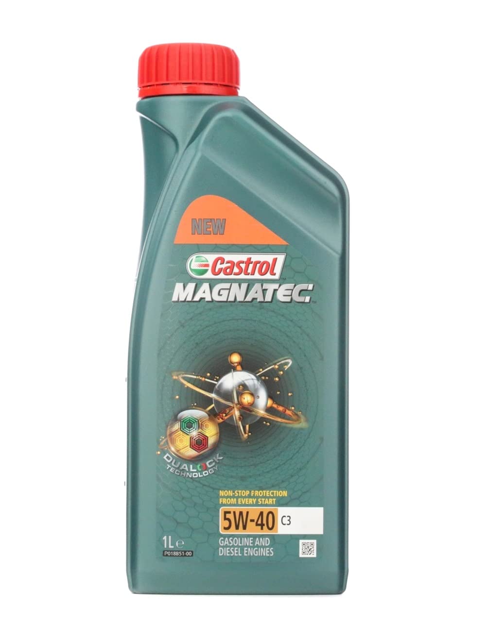 Castrol OLIO LUBRIFICANTE PER MOTORE MAGNATEC 5W-40 C3 4L