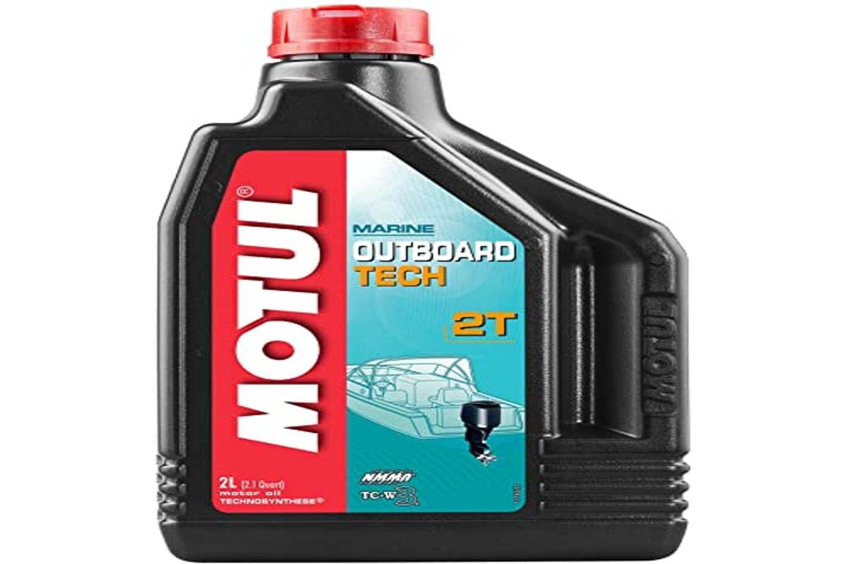 Motul 101726 Tech 2T Olio Motore fuoribordo 2 Litri