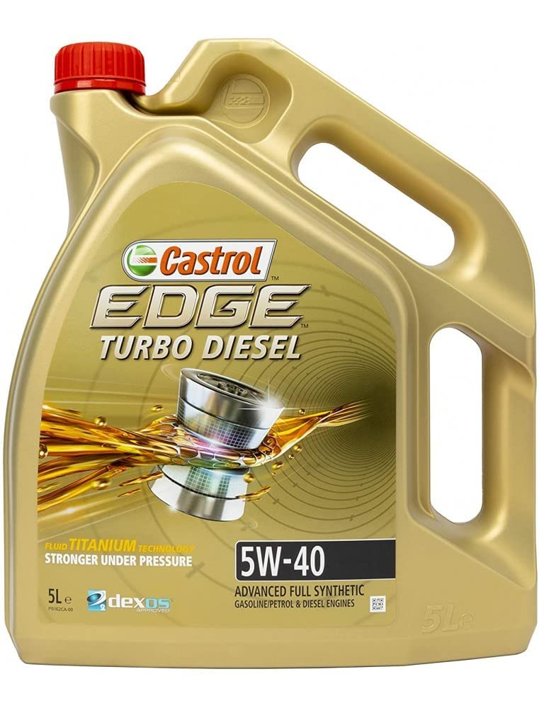 Castrol EDGE Turbo Diesel 5W-40 Olio Motore per auto, 5L