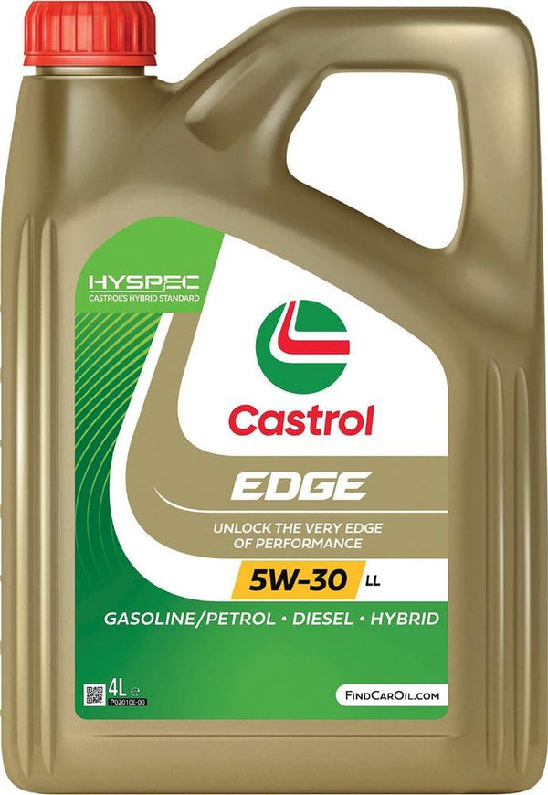 Castrol Olio motore lubrificante auto Edge 5W30 LL Long Life Titanium 4L