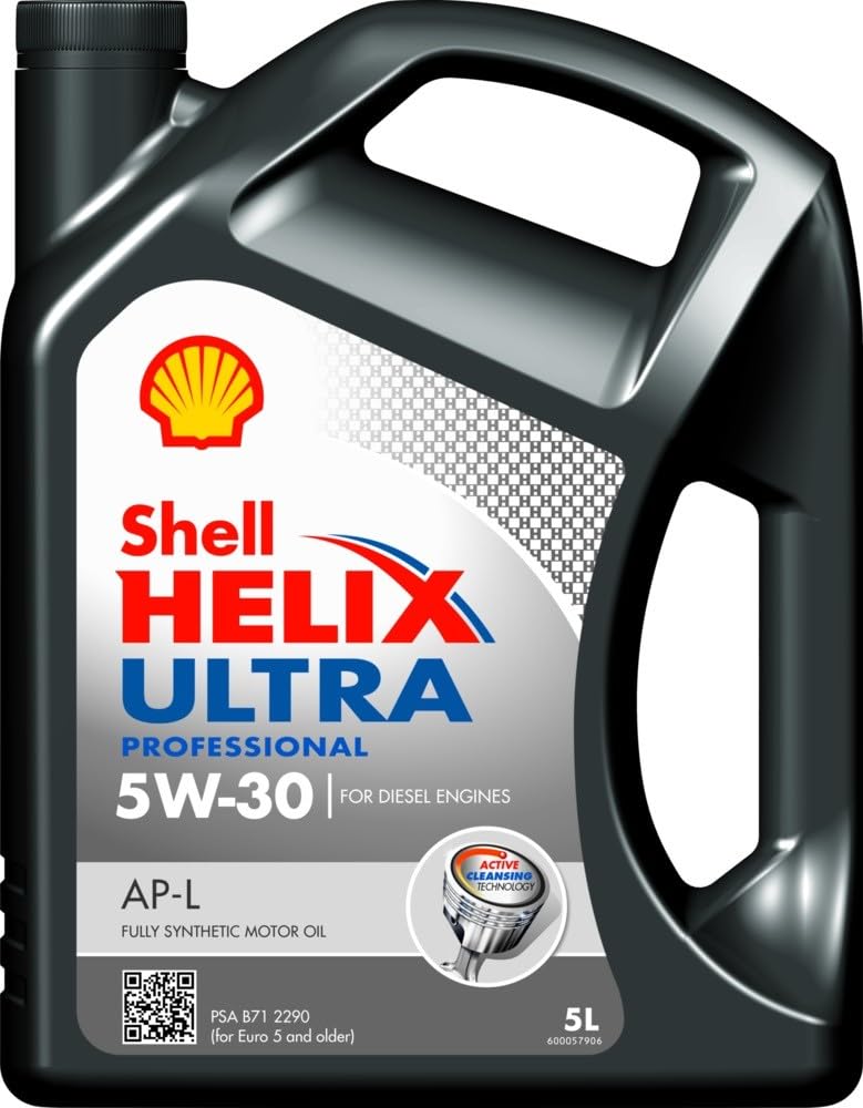 SHELL Olio motore Helix 5W-30 Olio sintetico 100% 1 L Compatibilità con PEUGEOT 206 2 volumi/Coda spiovente 2A/C 207 WA, WC 208 I Hatchback CA, CC 2008 Station Wagon CU, CITROËN C3 I Hatchback FC, FN