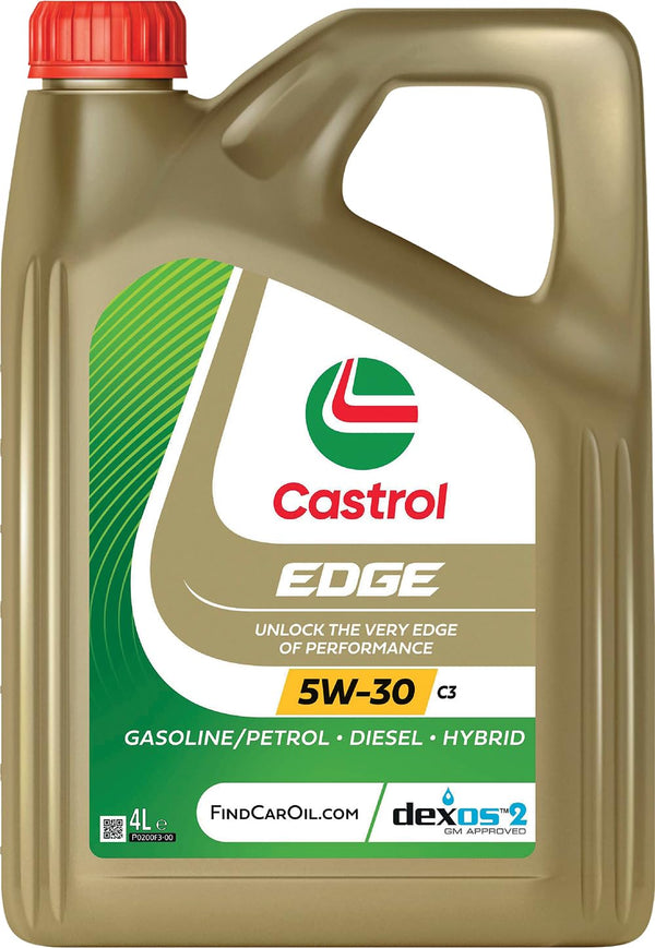 Castrol 15530A Olio Castrol Edge 5w-30 C3 Titanium 4l Lubrificante auto