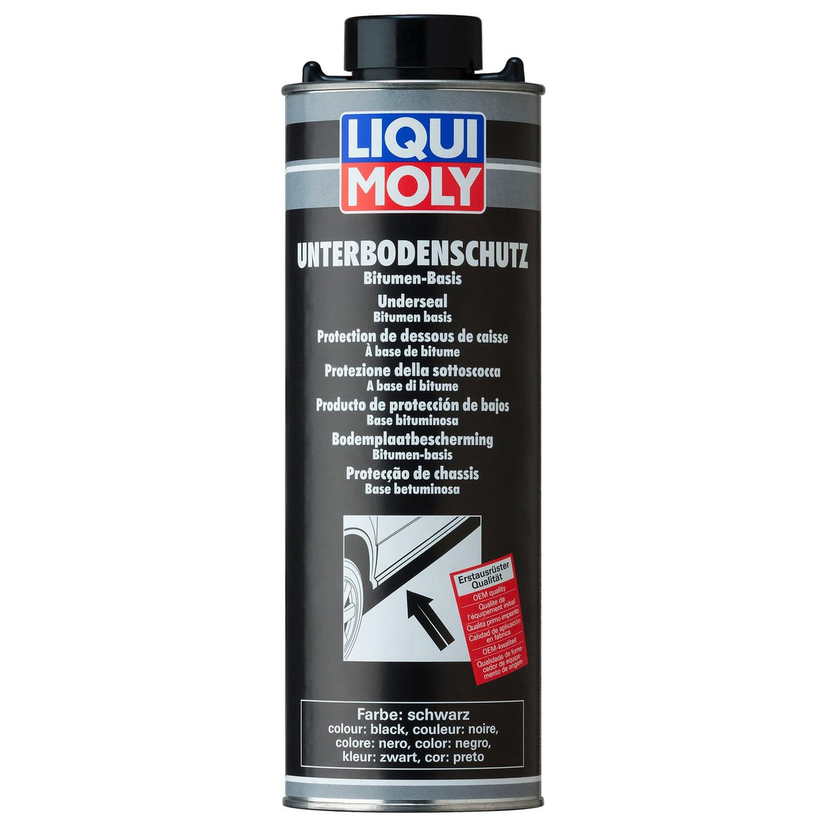 Liqui Moly 6112 Protezione della Sottoscocca Bitume, Nero