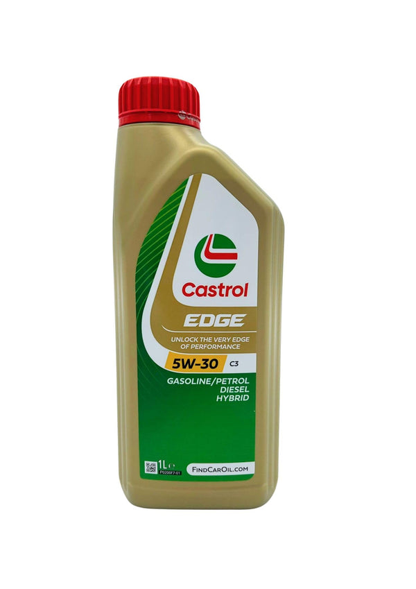 Castrol 5W30 Edge C3 olio motore benzina e diesel viscosità 5W-30 specifiche API SN/CF, ACEA C3 con Portachiavi Cavatappi 4 lt.