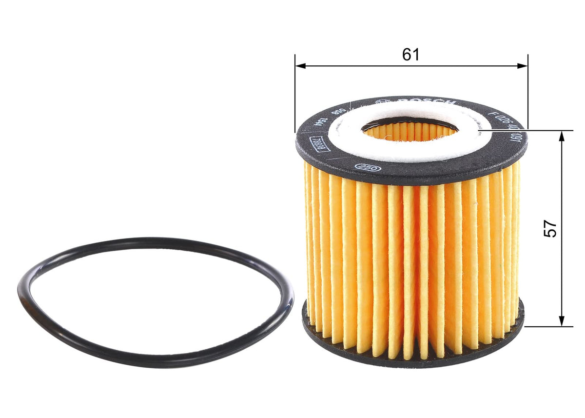Bosch Filtro Olio per Auto P7091 - Protegge l'olio motore da fuliggine e da particelle metalliche - Offre una lubrificazione efficace del motore