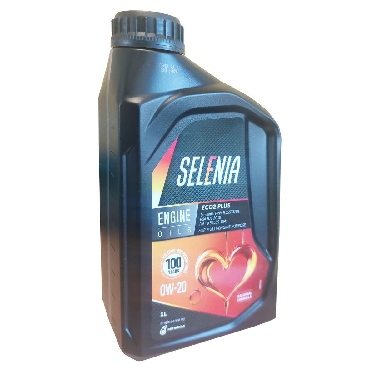 3 LITRI OLIO MOTORE SELENIA ECO-2 SAE 0W20 ORIGINALE by PETRONAS ACEA C5 SPECIFICO PER MOTORI EURO 6. NUOVA VERSIONE ECO2 PLUS
