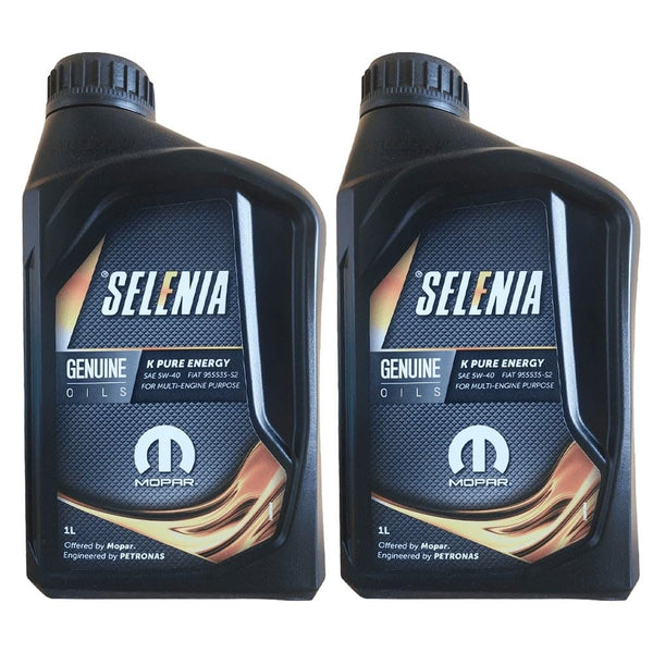 OLIO MOTORE SELENIA K PURE ENERGY SAE 5W40 ACEA C3 PER MOTORI BENZINA MULTIAIR. CONFEZIONE DA 2 LITRI