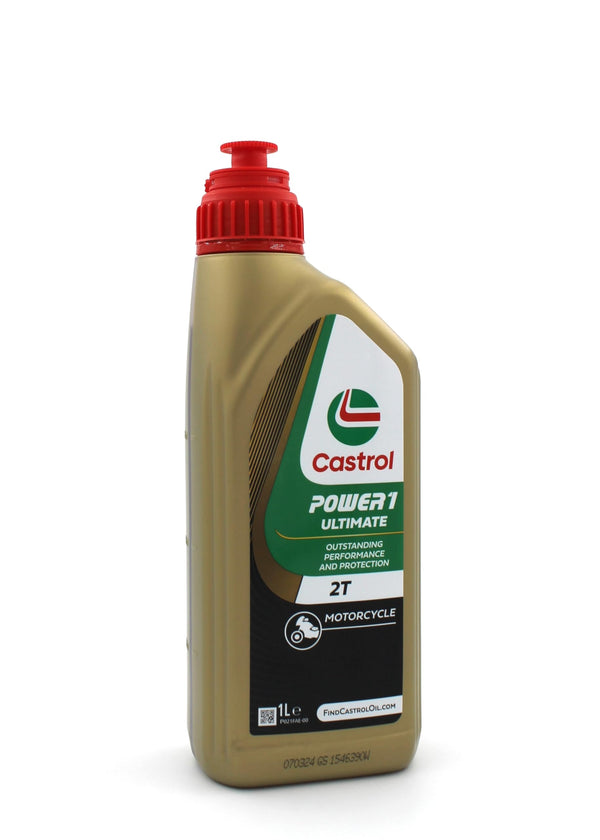 Castrol - Power 1 Ultimate 2T | Nuova Formula 2024 Rinnovata | Olio Motore Castrol per Ciclomotore Moto 2t | Fresco e Originale | Prestazioni Eccellenti | Fornitura da Lubrialpha (1)