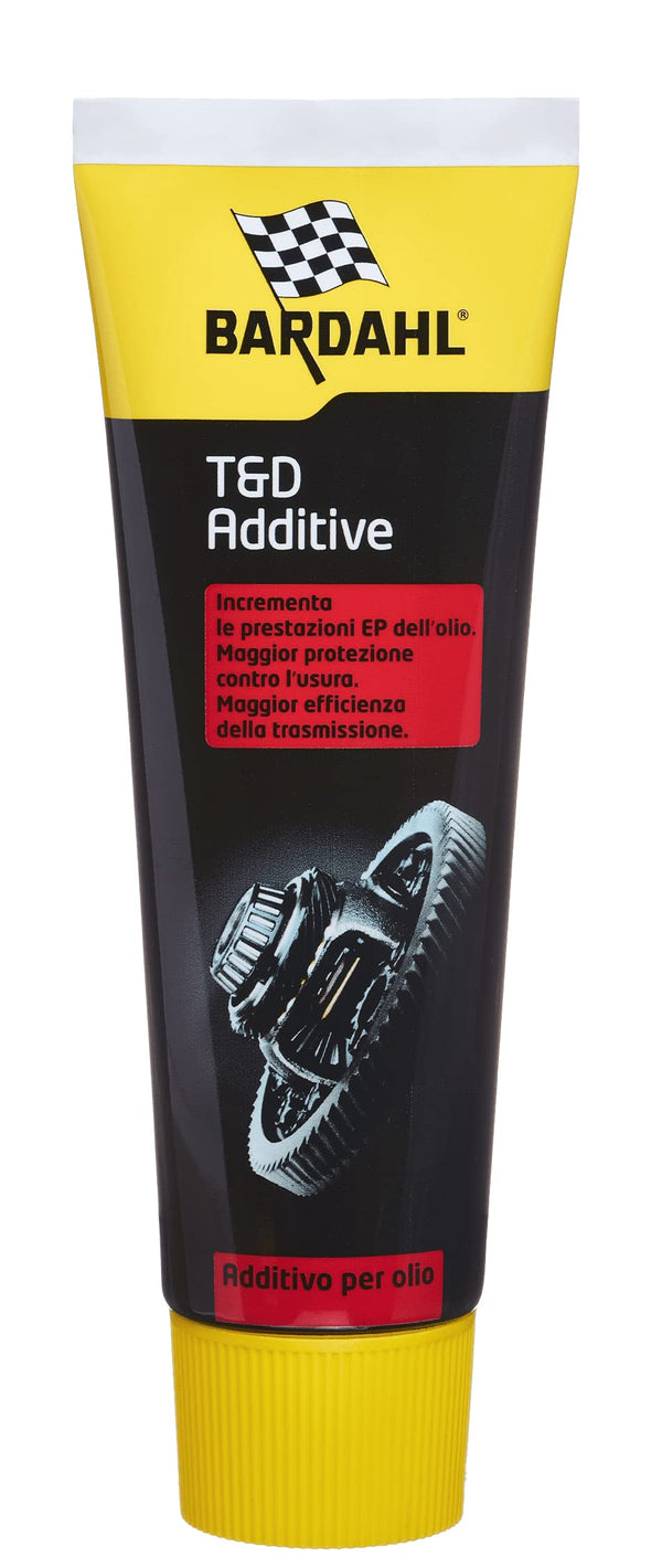 Bardahl - Additivi Trattamenti Olio, T&D Additive, Olio Trasmissioni Differenziali, Agisce in qualità di Anti-Saldante e Anti-Grippaggio, 250ml