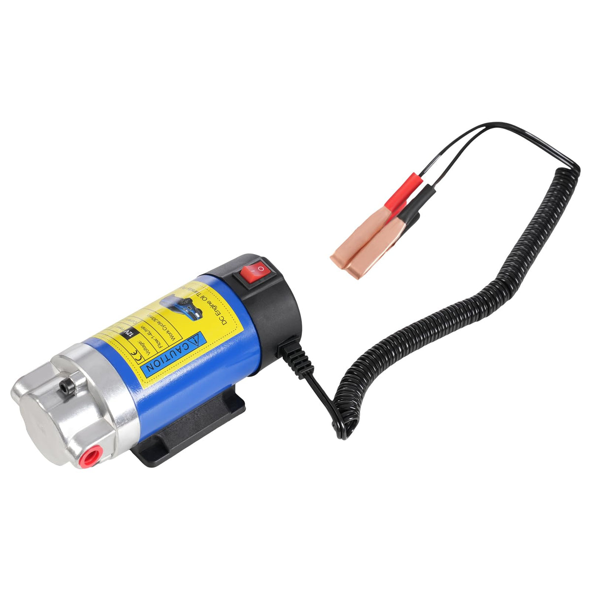 Cutycaty Pompa di aspirazione dell'olio 12V 100W Pompa diesel Pompe del carburante Pompa dell'olio Pompa di travaso elettrica carburante-acqua per olio motore e diesel per auto
