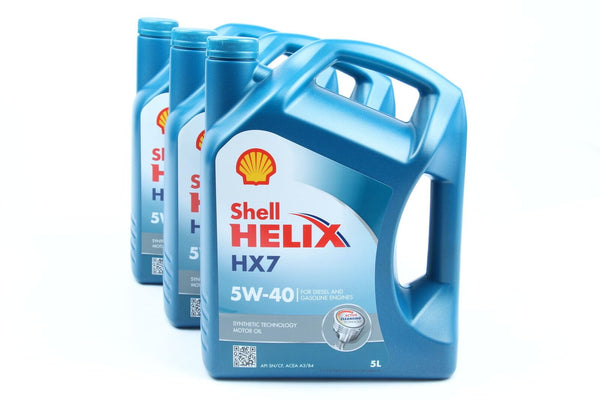 Shell Helix HX7 5W40 MOTORÃ–L 5W-40 3x5L