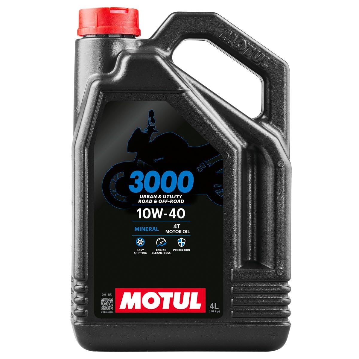 Motul 107693 3000 – 40 Olio Motore 4T, 10 W, 4 L