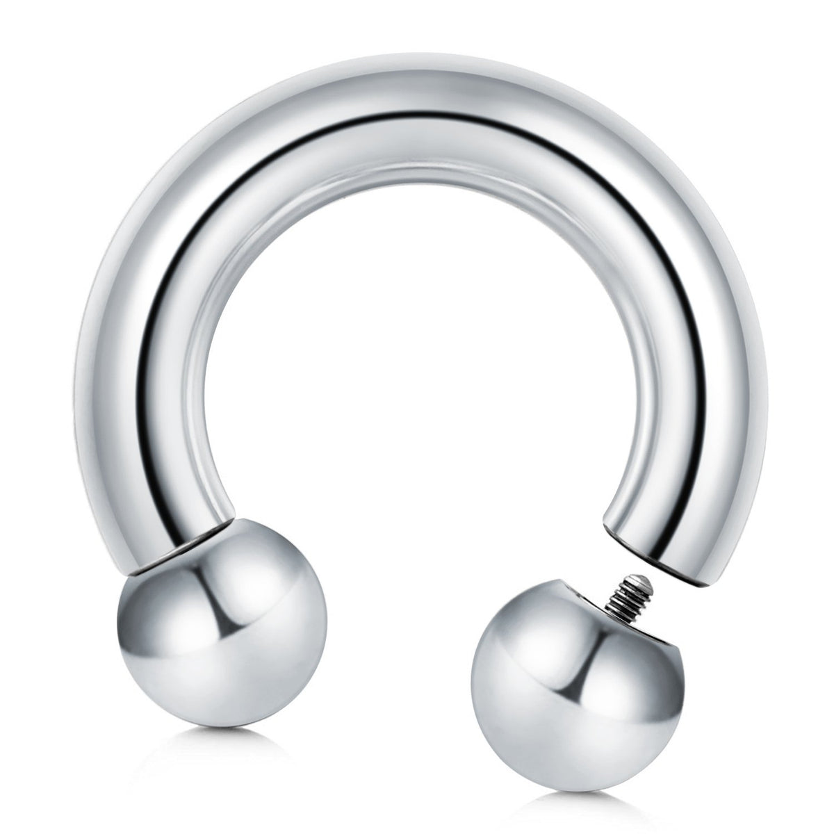 FECTAS PA Anello Principe Alberto Piercing a bilanciere Circolare filettato internamente Ferro di Cavallo 6G 16mm Gioielli per Il Corpo in Acciaio Chirurgico per Uomini Donne