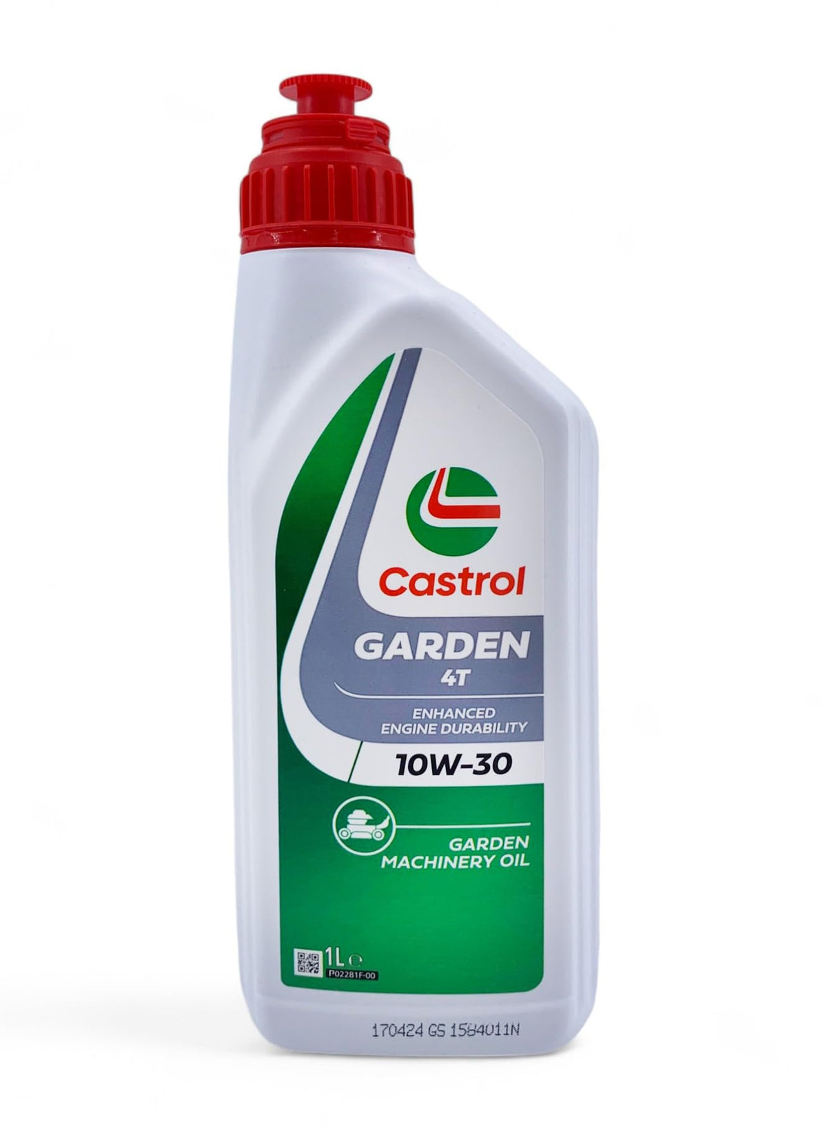 Olio per motori a 4 tempi semisintetico 10W30 lubrificante Castrol Garden 4T 10W-30 con Portachiavi Cavatappi conf. 5x1lt