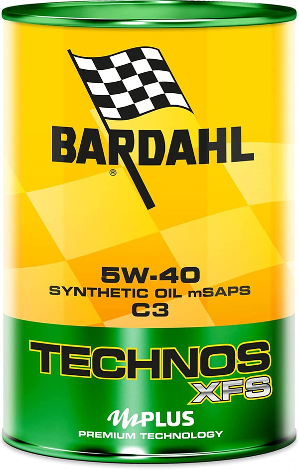 Bardahl 350040-1 Litro, Olio Motore per Auto, Technos XFS C3 5W40, Massimizza le Prestazioni del Motore, 100% Sintetico