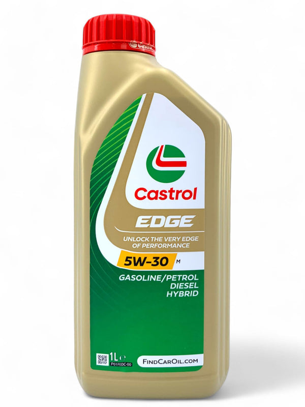 Castrol Edge 5w-30 m Olio motore auto benzina diesel lubrificante con Portachiavi Cavatappi conf. 5x1lt