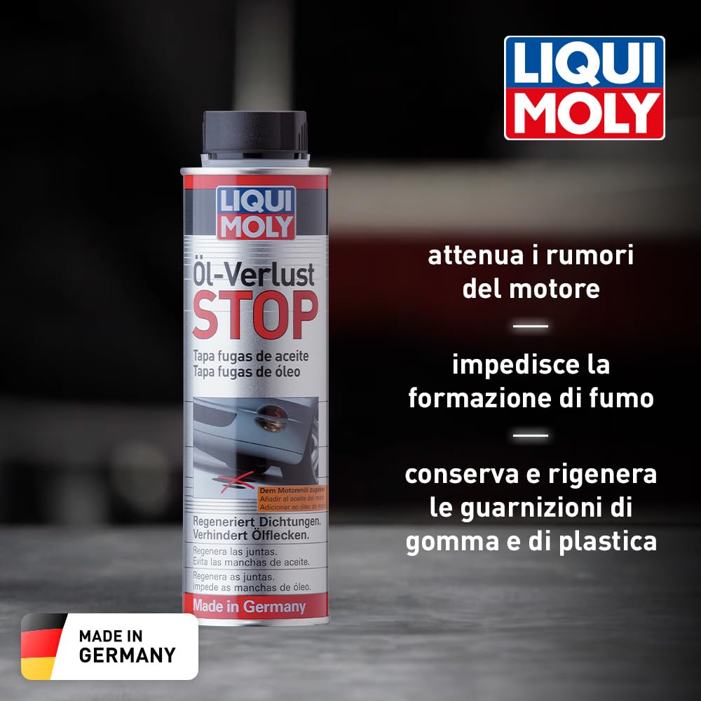 LIQUI MOLY Stop perdite d’olio, 300 ml, Additivo all'olio, SKU: 1802