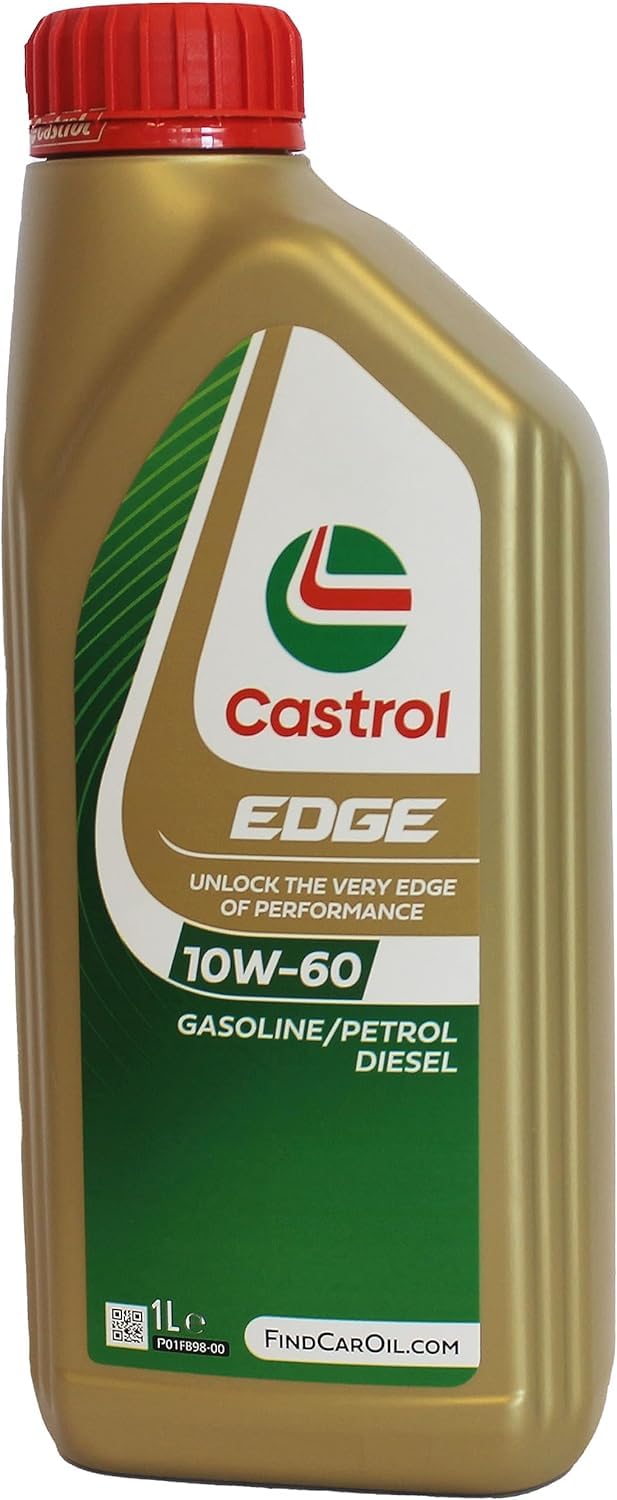 Olio Motore Castrol Edge 10W60 Benzina Diesel, Alta Prestazione, 7x1lt