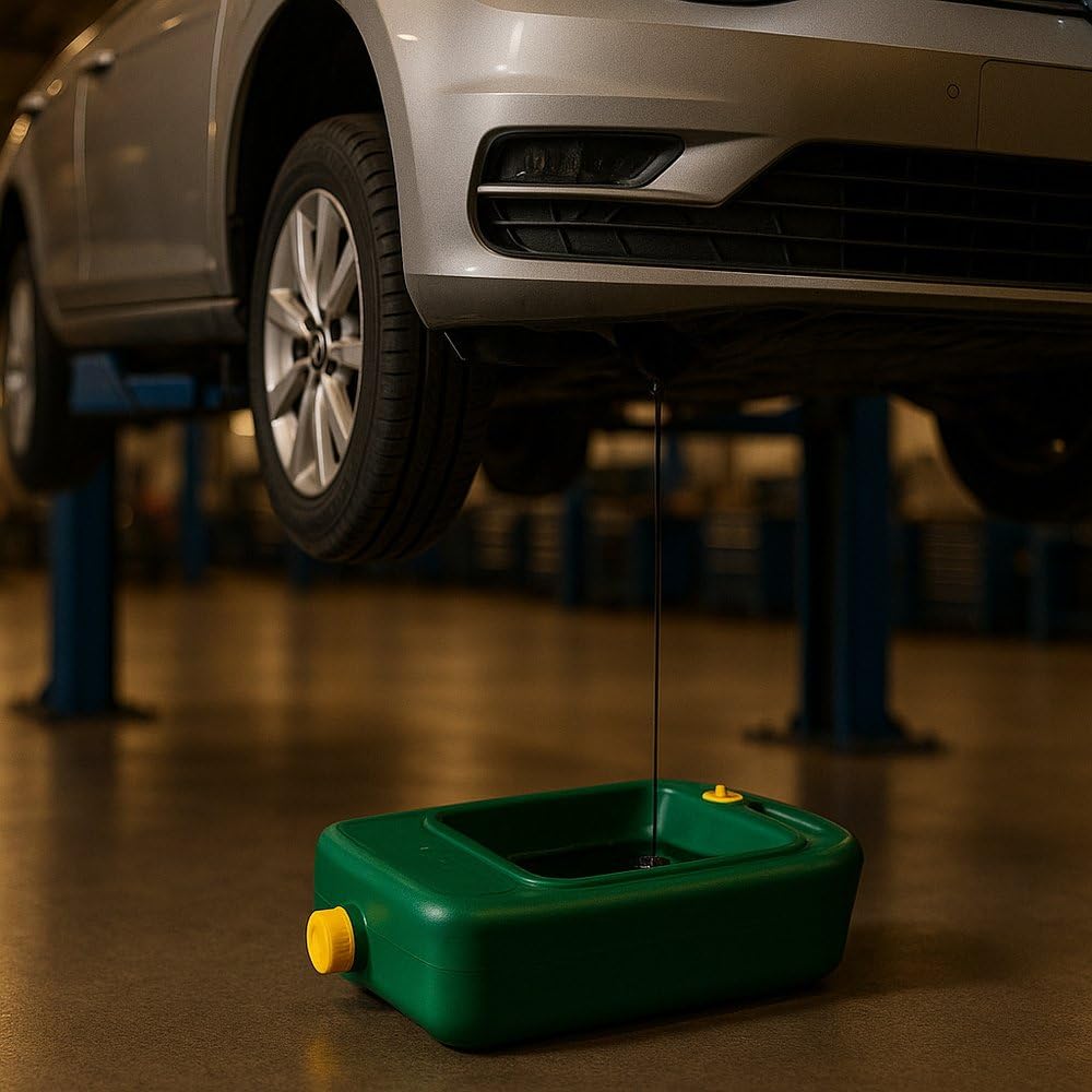 Start Tanica Ecologica Raccogli Olio 10L - Sottovettura, Resistente e Sicura per Cambio Olio e Manutenzione Auto