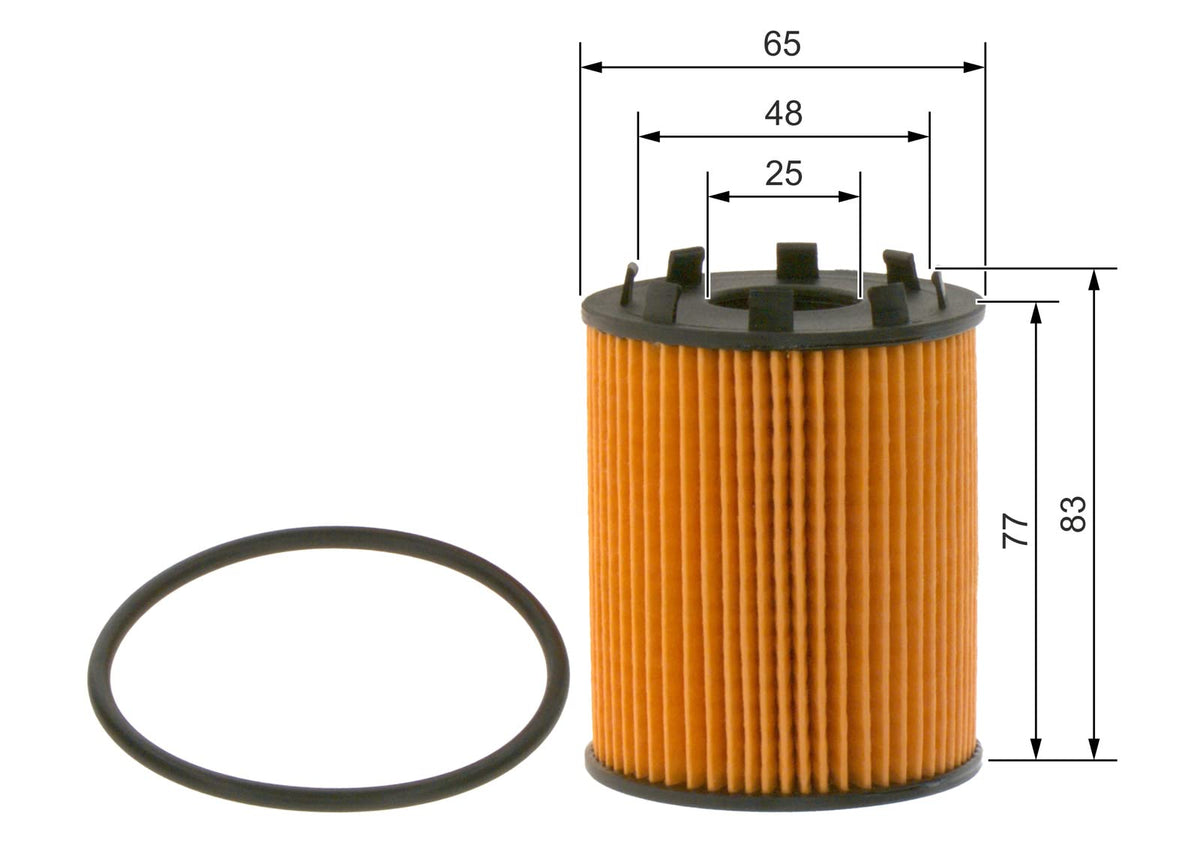Bosch Filtro Olio per Auto P9256 - Protegge l'olio motore da fuliggine e da particelle metalliche - Offre una lubrificazione efficace del motore