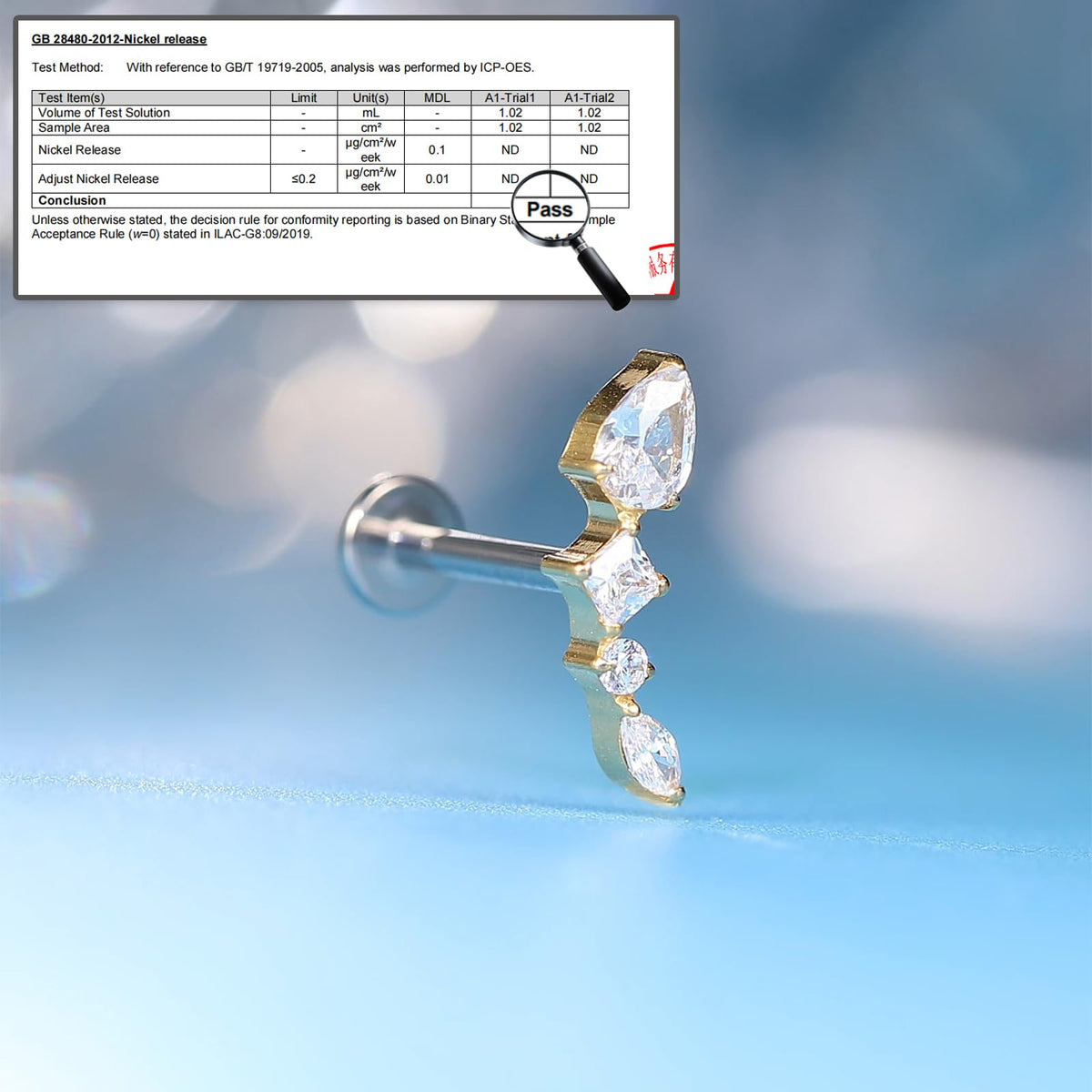 limerencia 18G Piercing al Corpo in Titanio,Piercing Labret per Donna Uomo,Helix Piercing con 6mm,8mm,10mm,per Trago, Elice, Naso,Cartilagine e Labbro