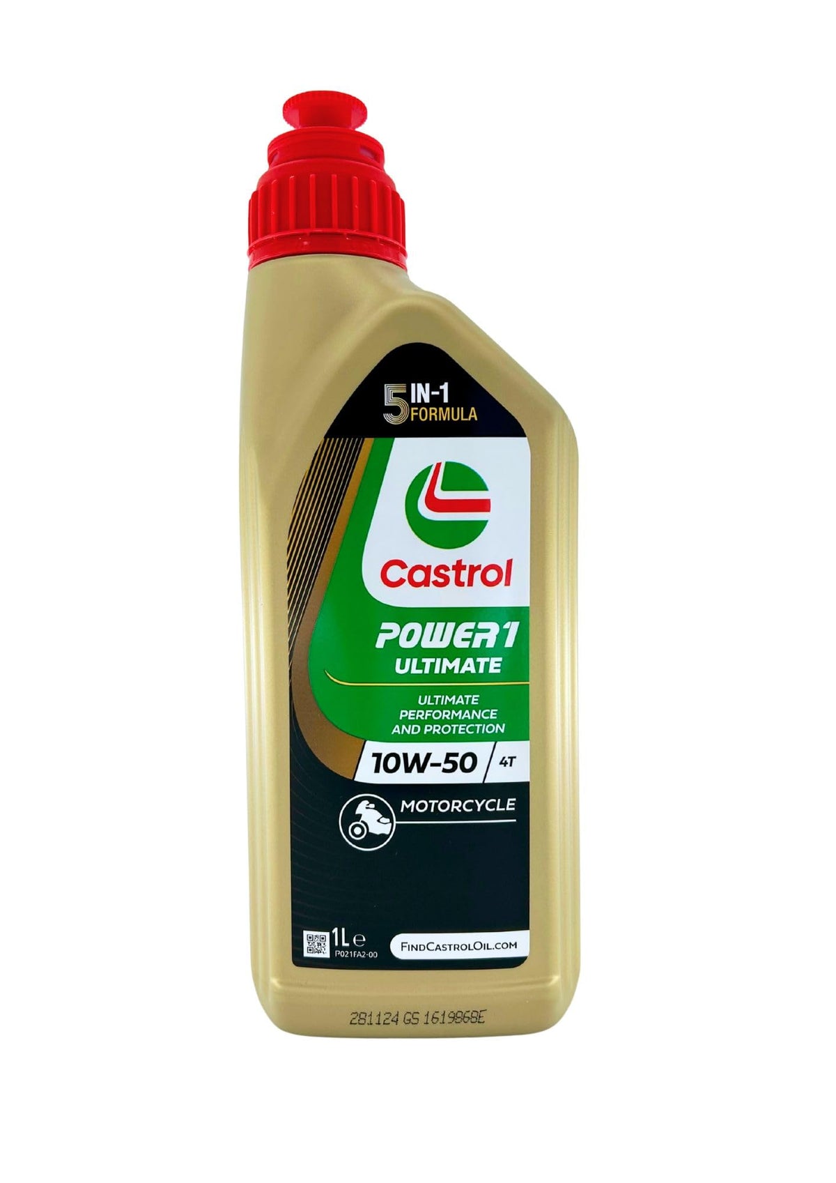 olio motore moto e scooter Castrol Power 1 Ultimate 10W50 Confezione 4x1lt.