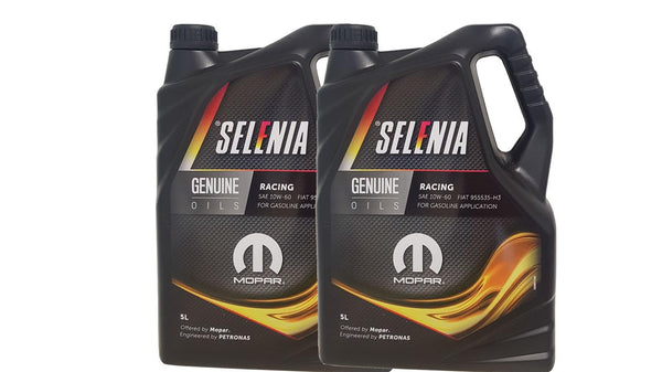 OLIO MOTORE PER AUTO PETRONAS SELENIA RACING 10 W 60 CONFEZIONE DAL LT. 5